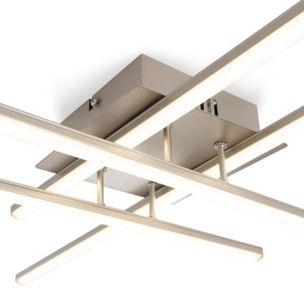 Brilagi - LED Deckenleuchte STRIPES LED/37W/230V 68x68 cm silber