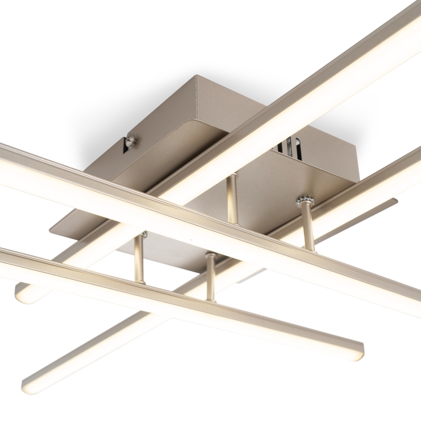 Brilagi - LED Deckenleuchte STRIPES LED/37W/230V 68x68 cm silber