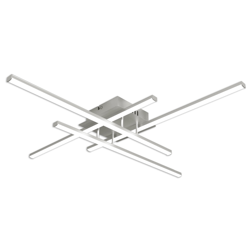 Brilagi - LED Deckenleuchte STRIPES LED/37W/230V 68x68 cm silber