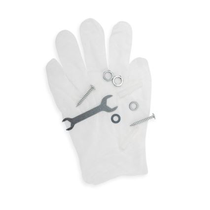 Brilagi - LED Deckenleuchte STRIPES LED/37W/230V 68x68 cm silber