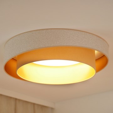 Brilagi - LED-Deckenleuchte VEGAS SHINE LED/24W/230V d 60 cm beige/cremefarben