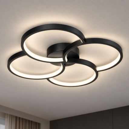 BRILAGI - LED-Deckenleuchte VELO LED/42W/230V 4000K Ø 52 cm schwarz