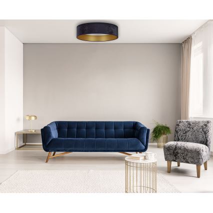 Brilagi - LED-Deckenleuchte VELVET LED/12W/230V d. 30 cm 3000K/4000K/6400K blau/gold