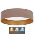 Brilagi - LED-Deckenleuchte VELVET LED/24W/230V 3000/4000/6400K beige/gold