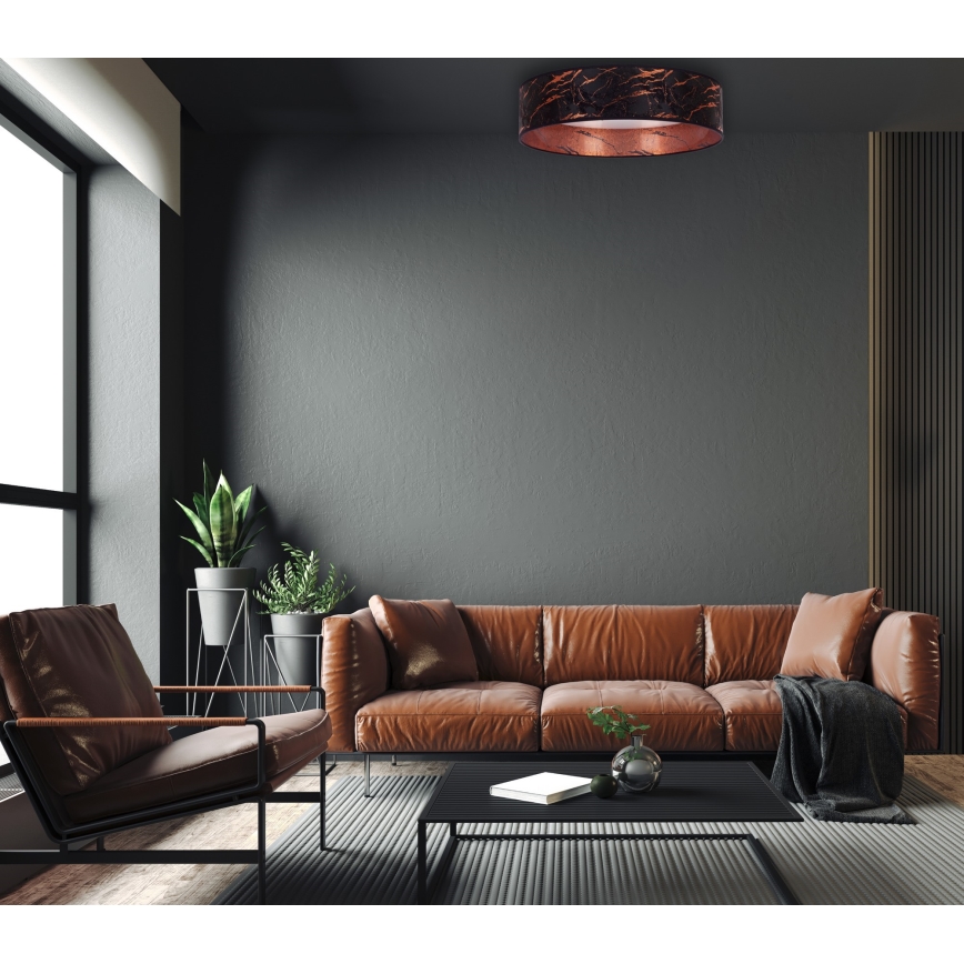Brilagi - LED-Deckenleuchte VELVET LED/24W/230V 3000/4000/6400K schwarz/kupfer