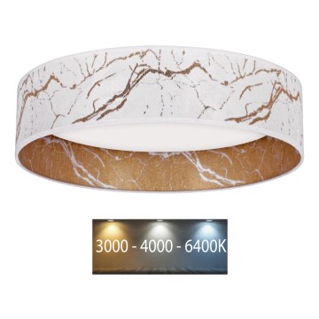 Brilagi - LED Deckenleuchte VELVET LED/24W/230V Ø 40 cm 3000/4000/6400K Weiß/Gold