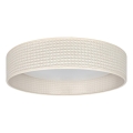 Brilagi - LED-Deckenleuchte VELVET SIMPLE LED/24 W/230 V 4000 K Ø 45 cm cremefarben