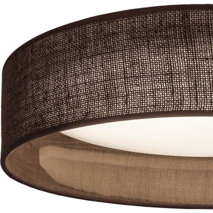BRILAGI - LED-Deckenleuchte VELVET SIMPLE LED/24W/230V 3000K Ø 45 cm braun
