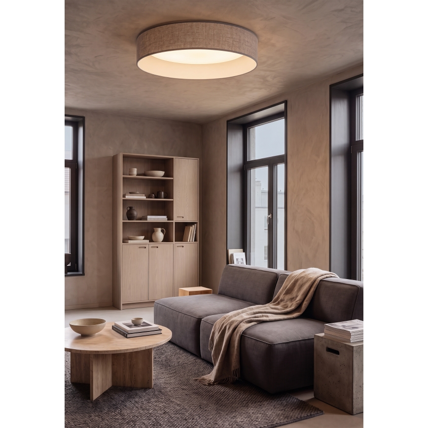 BRILAGI - LED-Deckenleuchte VELVET SIMPLE LED/24W/230V 3000K Ø 45 cm grau