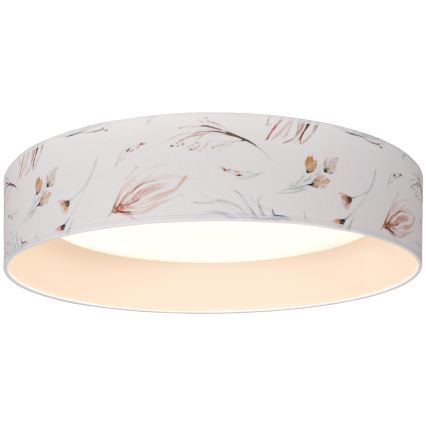 BRILAGI - LED-Deckenleuchte VELVET SIMPLE LED/24W/230V 3000K Ø 45 cm weiß/Blumen