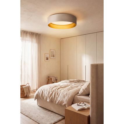 BRILAGI - LED-Deckenleuchte VELVET SIMPLE LED/24W/230V 3000K Ø 45 cm creme/gold