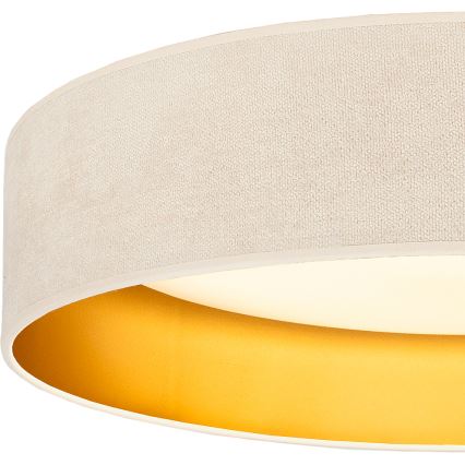 BRILAGI - LED-Deckenleuchte VELVET SIMPLE LED/24W/230V 3000K Ø 45 cm creme/gold