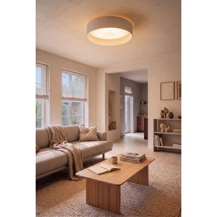 Brilagi - LED-Deckenleuchte VELVET SIMPLE LED/36W/230V 3000K Ø 55 cm cremefarben