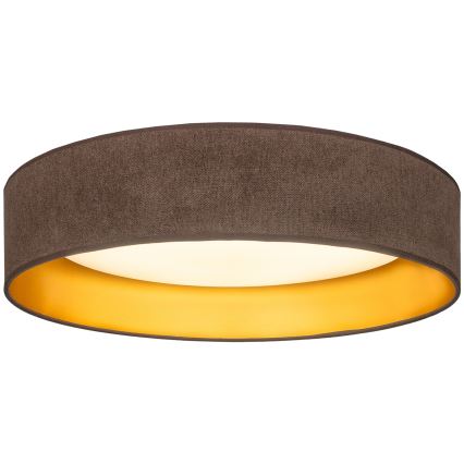 BRILAGI - LED-Deckenleuchte VELVET SIMPLE LED/36W/230V 3000K Ø 55 cm braun/gold