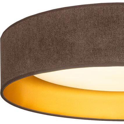 BRILAGI - LED-Deckenleuchte VELVET SIMPLE LED/36W/230V 3000K Ø 55 cm braun/gold