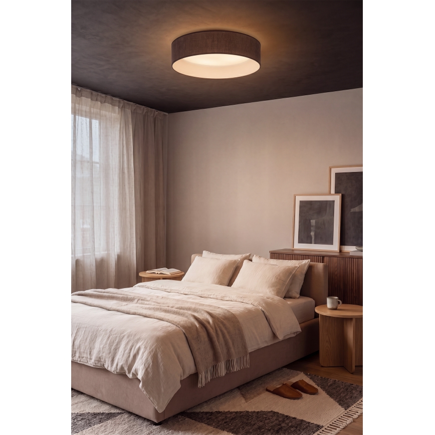 BRILAGI - LED-Deckenleuchte VELVET SIMPLE LED/36W/230V 3000K Ø 55 cm braun