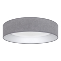 Brilagi - LED-Deckenleuchte VELVET SIMPLE LED/36W/230V 3000K Ø 55 cm, grau