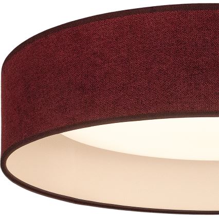 BRILAGI - LED-Deckenleuchte VELVET SIMPLE LED/36W/230V 3000K Ø 55 cm weinrot
