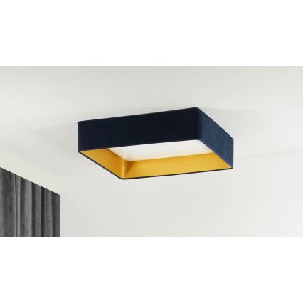 Brilagi - LED-Deckenleuchte VELVET SQUARE LED/24W/230V dunkelblau