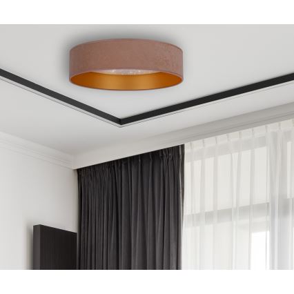 Brilagi - LED-Deckenleuchte VELVET STAR LED/24W/230V d. 40 cm 3000K/4000K/6400K beige/gold