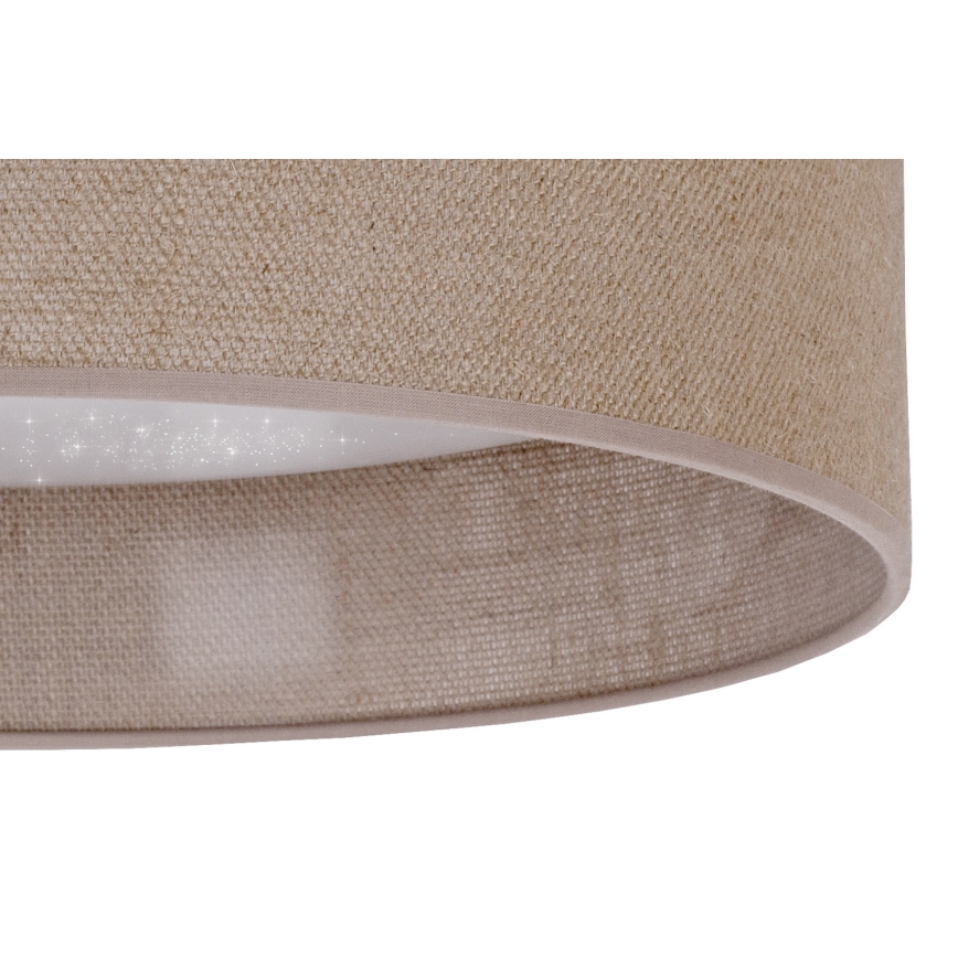 Brilagi - LED-Deckenleuchte VELVET STAR LED/24W/230V d. 40 cm 3000K/4000K/6400K braun