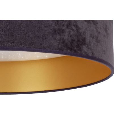 Brilagi - LED-Deckenleuchte VELVET STAR LED/36W/230V d. 55 cm 3000K/4000K/6400K grau/gold