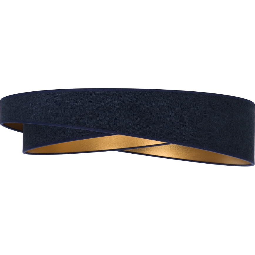 BRILAGI - LED-Deckenleuchte VELVET TWIST LED/24W/230V 4000K Ø 55 cm blau/gold