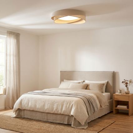 BRILAGI - LED Deckenleuchte VELVET TWIST LED/24W/230V 4000K Ø 55 cm creme/beige