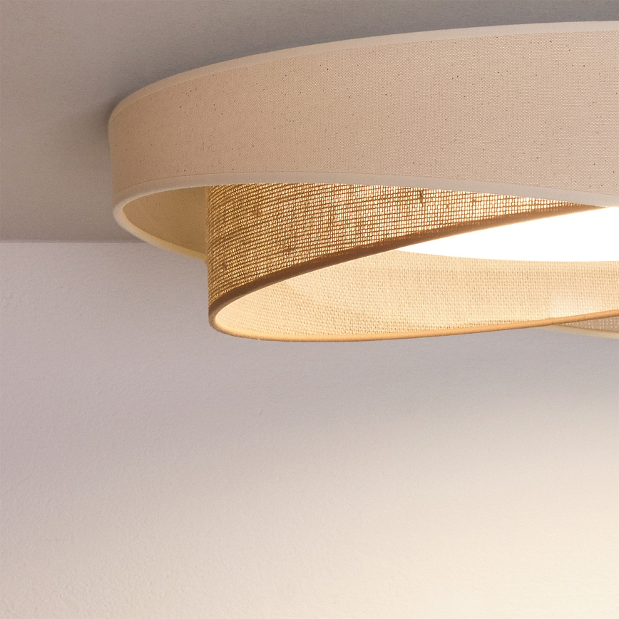 BRILAGI - LED Deckenleuchte VELVET TWIST LED/24W/230V 4000K Ø 55 cm creme/beige