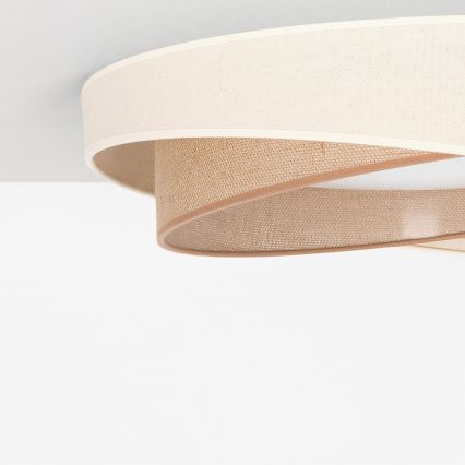 BRILAGI - LED Deckenleuchte VELVET TWIST LED/24W/230V 4000K Ø 55 cm creme/beige