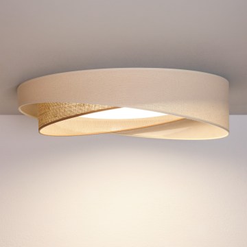 BRILAGI - LED Deckenleuchte VELVET TWIST LED/24W/230V 4000K Ø 55 cm creme/beige