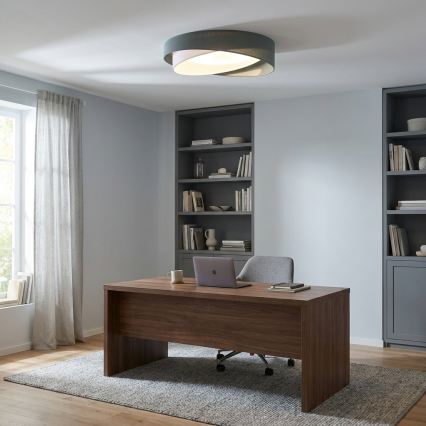 BRILAGI - LED Deckenleuchte VELVET TWIST LED/24W/230V 4000K Ø 55 cm grün/weiß