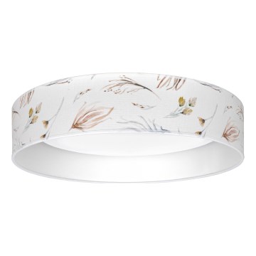 Brilagi - LED-Deckenleuchte VELVET VARI LED/24 W/230 V 3000/4000/6500 K Ø 45 cm weiß/Blumenmotiv