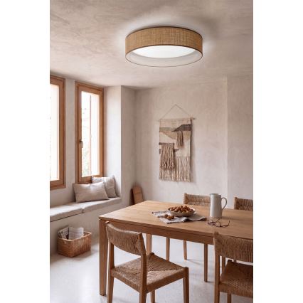 Brilagi - LED-Deckenleuchte VELVET VARI LED/24W/230V 3000/4000/6500K Ø 45 cm beige