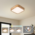 BRILAGI - LED-Deckenleuchte WOODLINE SQUARE LED/32W/230V 3000/4000/6000K Eiche 30x30 cm