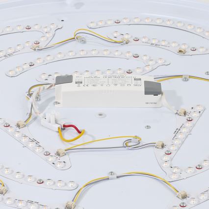 Brilagi - LED-Deckenleuchte WOODROUND LED/40W/230V 3000/4000/6000K Ø 60 cm Holz CRI 90