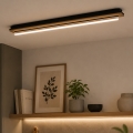 BRILAGI - LED-Deckenleuchte WOODY FLAT LED/25W/230V 118 cm Eiche/Schwarz