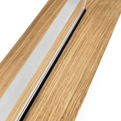 Brilagi - LED-Deckenleuchte WOODY FLAT LED/25W/230V 118 cm Eiche/Schwarz