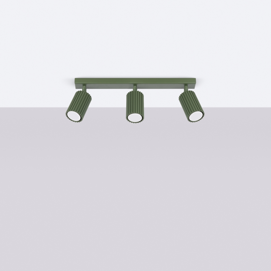 Brilagi - LED-Deckenspot CRESTO 3xGU10/10W/230V grün