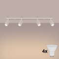 Brilagi - LED-Deckenspot CRESTO 4x GU10/10W/230V cremefarben