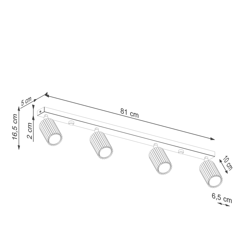 BRILAGI - LED-Deckenspot CRESTO 4xGU10/10W/230V orange