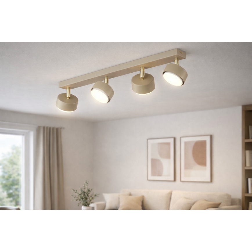 Brilagi - LED-Deckenspot MONO 4xGX53/30W/230V beige