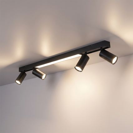 Brilagi - LED-Deckenspot SELE 4xGU10/30W/230V + LED/25W schwarz