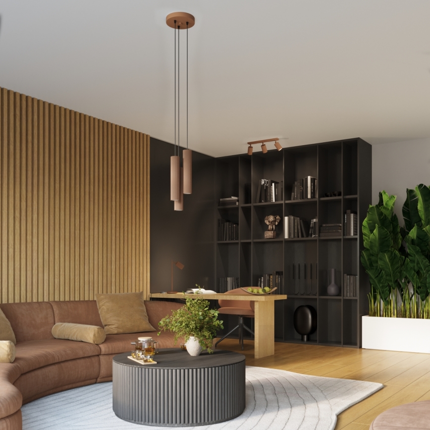 Brilagi - LED-Deckenstrahler CRESTO 2xGU10/10W/230V braun