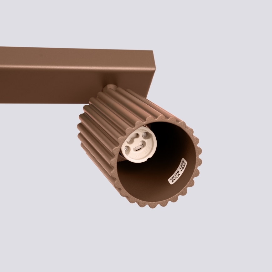 Brilagi - LED-Deckenstrahler CRESTO 2xGU10/10W/230V braun