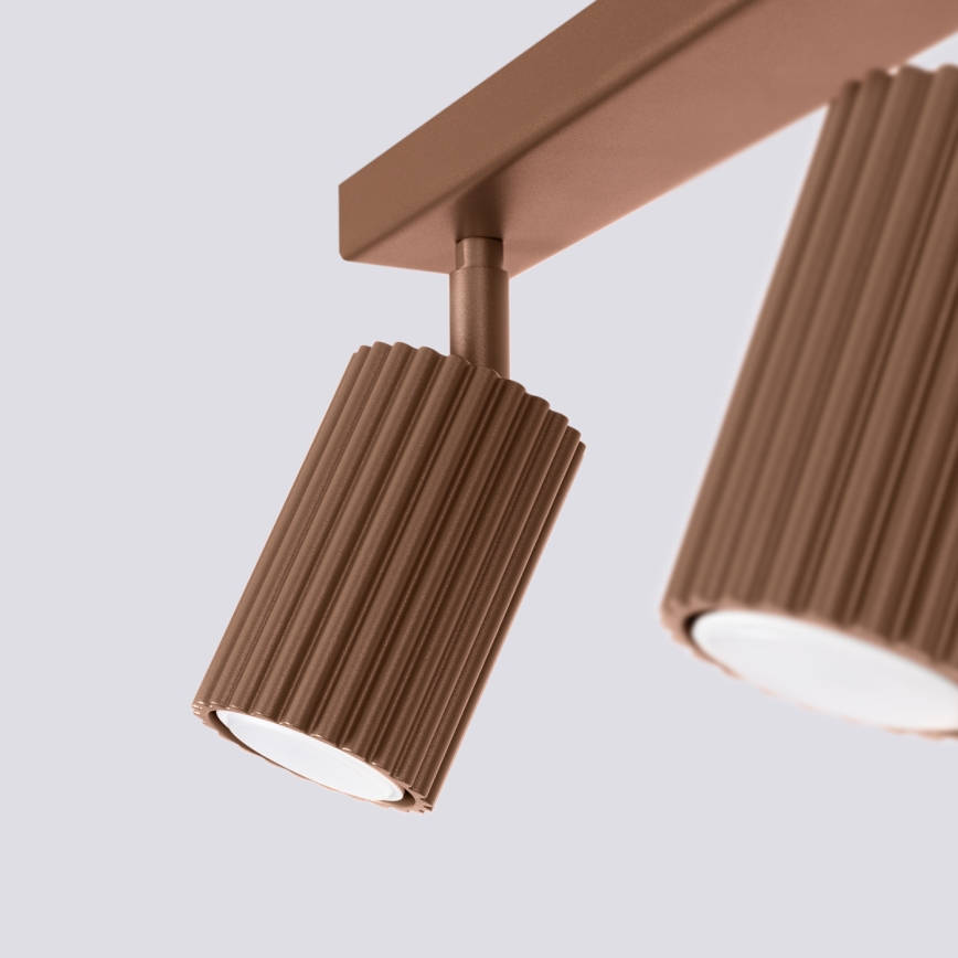 Brilagi - LED-Deckenstrahler CRESTO 2xGU10/10W/230V braun