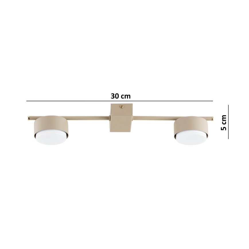 Brilagi - LED-Deckenstrahler MONO 2xGX53/13W/230V beige