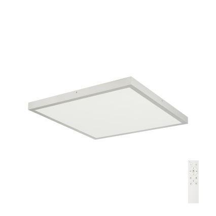 Brilagi - Dimmbare LED-Badezimmer-Deckenleuchte FRAME SMART LED/50W/230V 60x60 cm 3000-6000K IP44 Silber + Fernbedienung