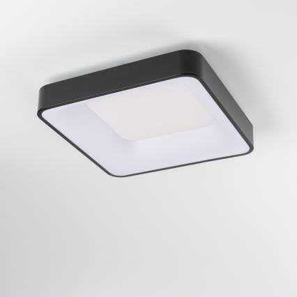Brilagi - LED-dimmbare Deckenleuchte FALCON II LED/80W/230V 3000-6500K 40x40 cm schwarz + Fernbedienung