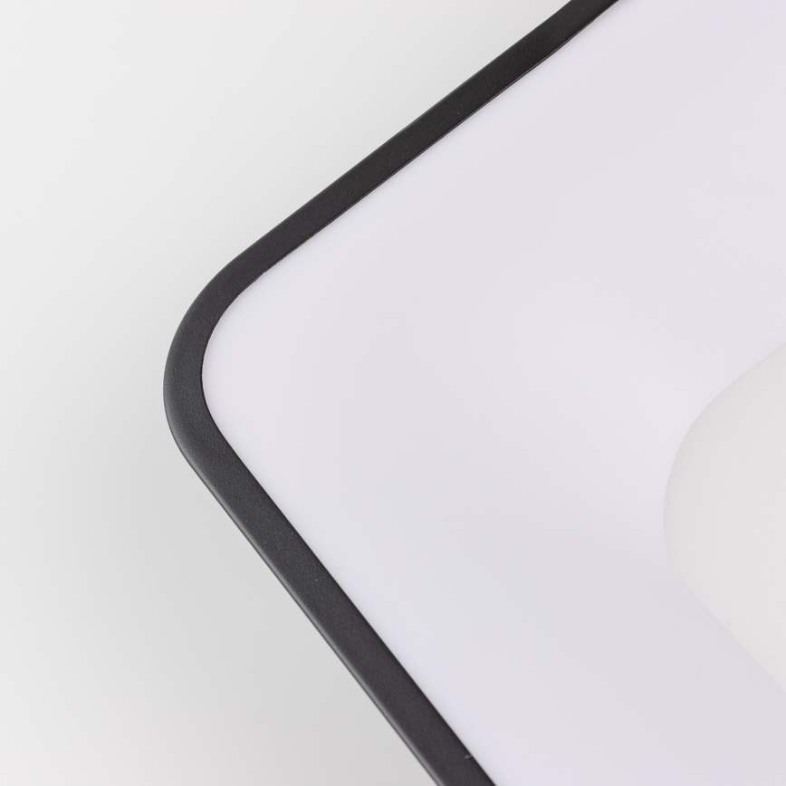 Brilagi - LED-dimmbare Deckenleuchte FALCON II LED/80W/230V 3000-6500K 40x40 cm schwarz + Fernbedienung